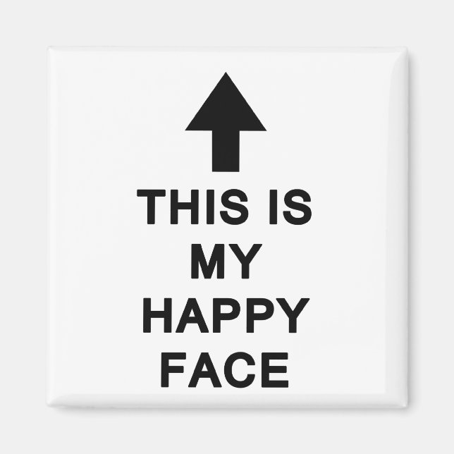 Imã Esta é a minha cara feliz (Frente)