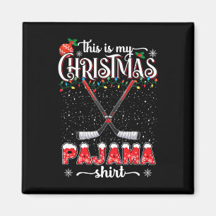 Imã Esta é Minha Camisa de Pijama de Natal Engraçada d