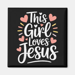 Imã Esta Garota Ama Jesus Presente Para Adolescente Cr
