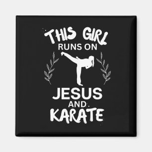 Imã Esta Garota Funciona Com Jesus E Karate Christian 