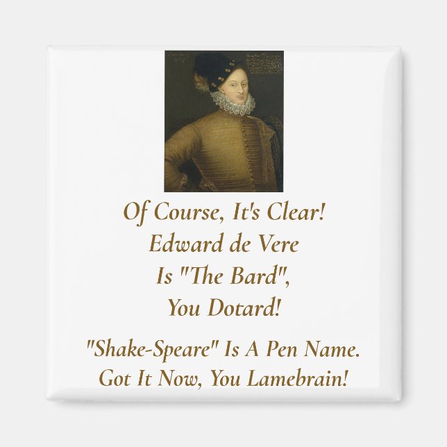 Imã Está limpo, é de Vere Magnet (Frente)