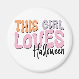 Imã Esta Menina Adora Halloween
