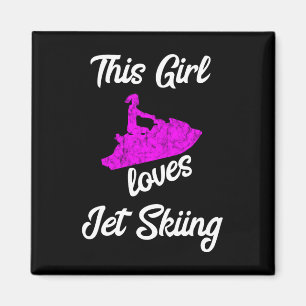 Imã Esta Menina Adora Jet Skiing Watercraft Jet Ski Wa