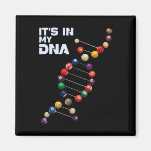 Imã Está na minha Piscina de DNA Jogadores Billiard 8 