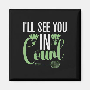 Imã Está no meu Dna Dminton Shuttle Racket Dminton Pla