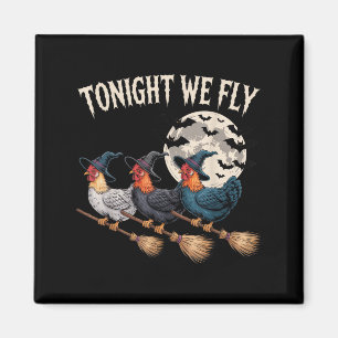 Imã Esta Noite Voamos Com O Rooster Do Halloween Engra