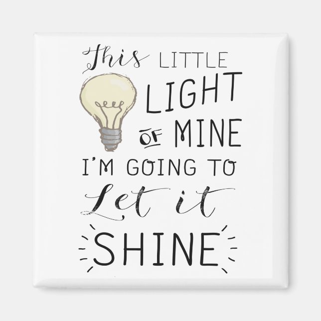 Imã esta pequena luz da minha canção (Frente)