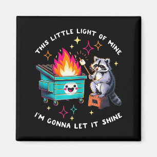 Imã Esta pequena luz do meme de fogo no lixo do guaxin