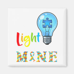 Imã Esta Pequena Luz Minha Consciência do Autismo