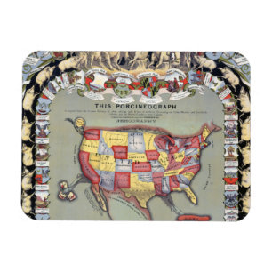 Ímã ESTA PORCINEOGRAFIA, c1876