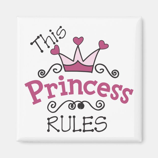Imã Esta Princesa Regras (Frente)