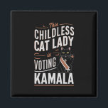 Imã Esta Senhora de Gato Infantil Está Votando Kamala<br><div class="desc">Esta Senhora de Gato Infantil Está Votando Kamala</div>