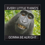 Imã Está tudo bem macaco<br><div class="desc">"Tudo vai ficar bem",  sorrindo Celebes criava macaco-macaco-magneta</div>