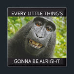 Imã Está tudo bem macaco<br><div class="desc">"Tudo vai ficar bem",  sorrindo Celebes criava macaco-macaco-magneta</div>