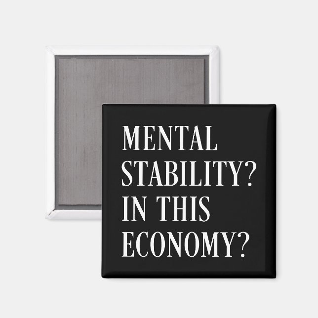 Imã Estabilidade mental nesta ansiedade financeira da  (Front/Back)