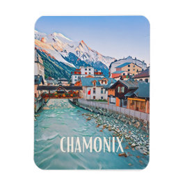 Ímã Estação Chamonix de ski