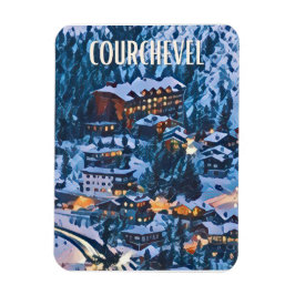 Ímã Estação Courchevel de ski