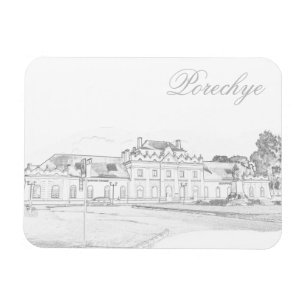 Ímã Estação de Arquitetura de Porechye Pareča Belar