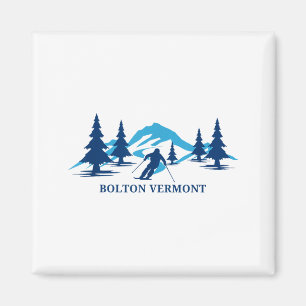 Imã estação de esqui bolton vermont esqui esquiador