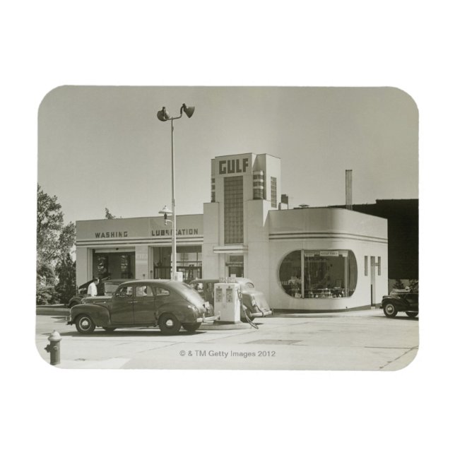 Ímã Estação de gás (Horizontal)