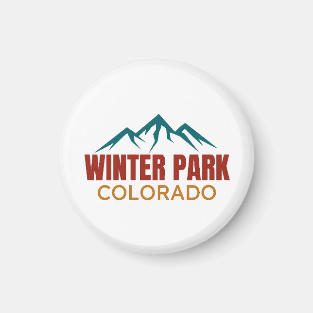 Imã Estação de Inverno Colorado (Frente)