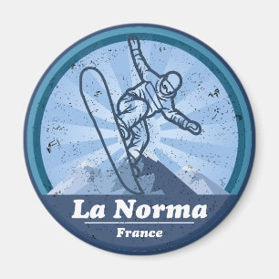 Imã Estação de ski La Norma - Snowboard
