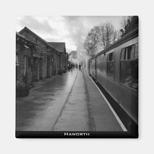 Imã Estação Ferroviária de Haworth Heritage (Frente)