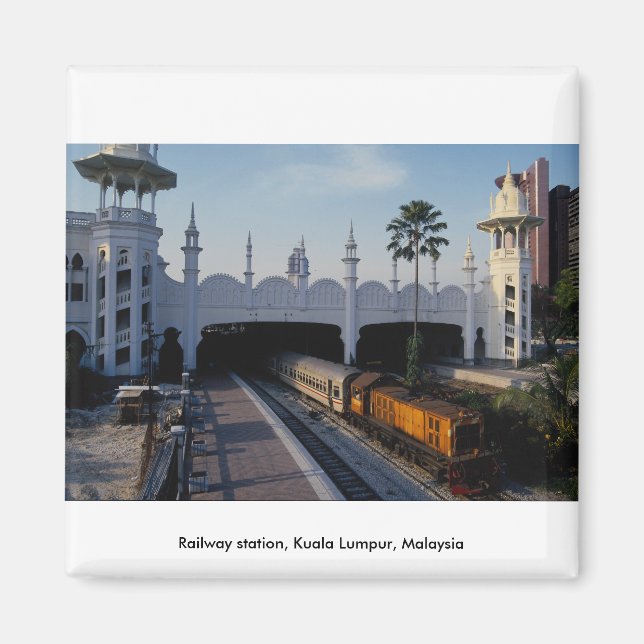Imã Estação ferroviária Kuala Lumpur, Malásia (Frente)