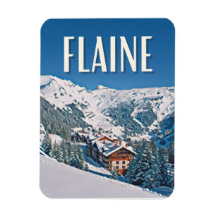 Ímã Estação Flaine de ski