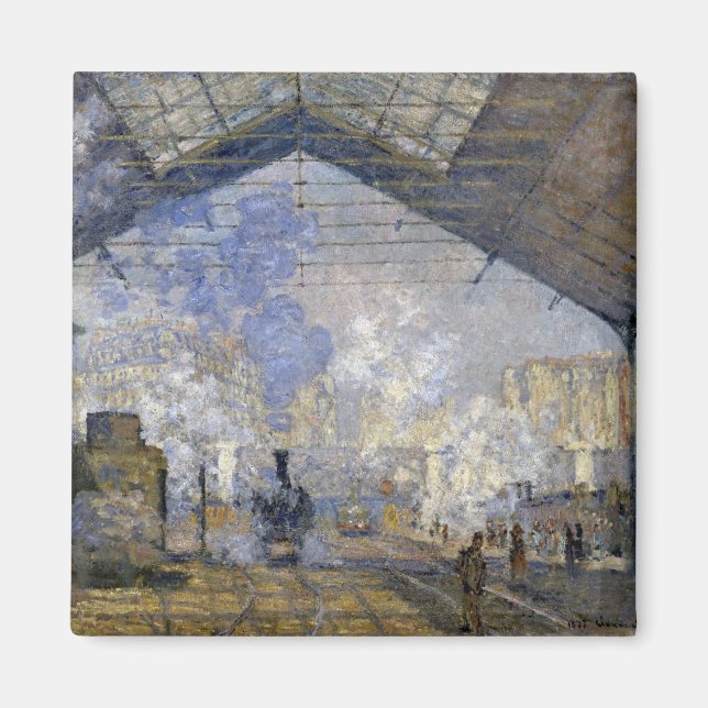 Imã Estação Santo-Lazare, Monet (Frente)