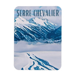 Ímã Estação Serre Chevalier de ski