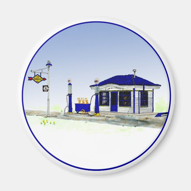 Imã Estação Sun Oil (Frente)