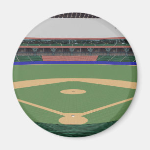Imã Estádio de basebol: modelo 3D: