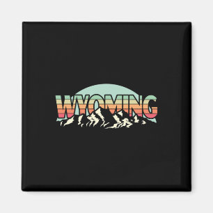 Imã Estado americano Wyoming - Antiga natureza montanh