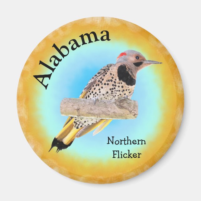 Imã Estado Bird do Alabama (Frente)
