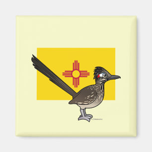 Imã Estado Birdorable de New mexico: Roadrunner