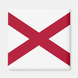 Imã Estado da bandeira do Alabama