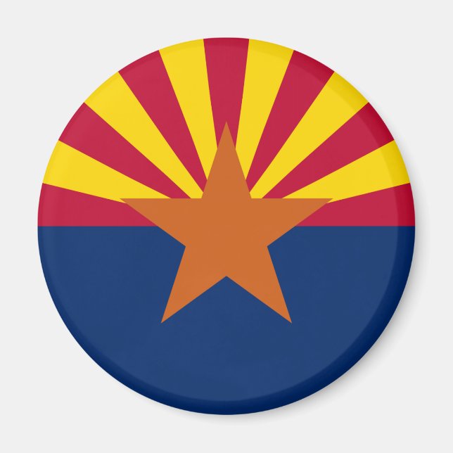 Imã Estado de bandeira da Arizona (Frente)
