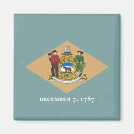 Imã Estado de bandeira de Delaware (DE, EUA)
