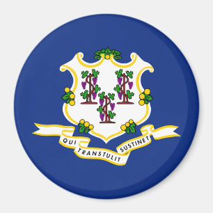 Imã Estado de bandeira do Connecticut