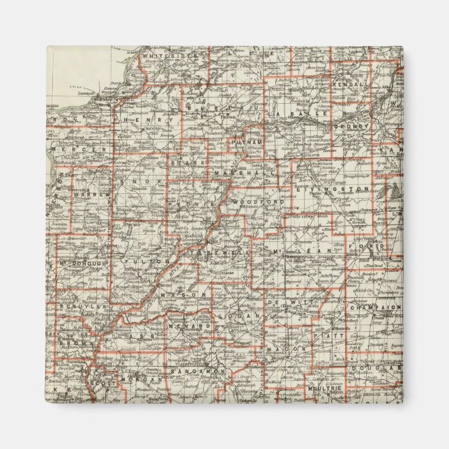 Imã Estado de Illinois (Frente)