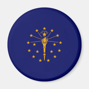 Imã Estado de Indiana Flag Design