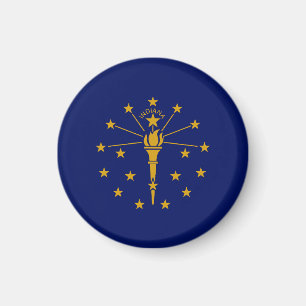 Imã Estado de Indiana Flag USA
