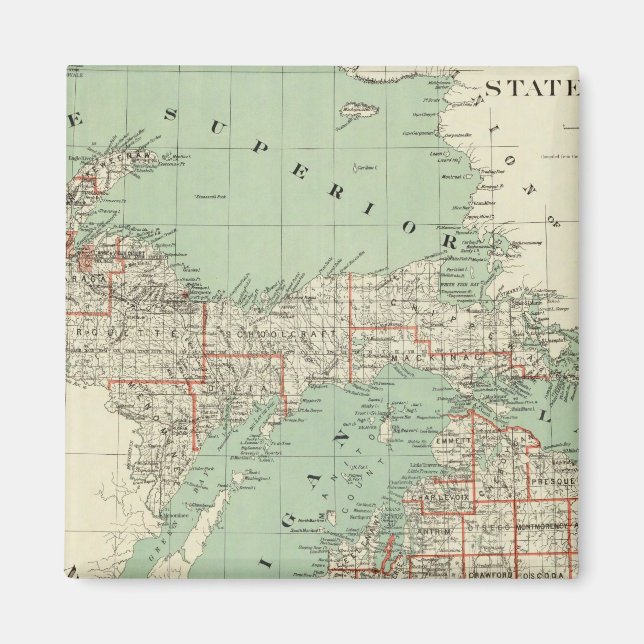 Imã Estado de Michigan (Frente)