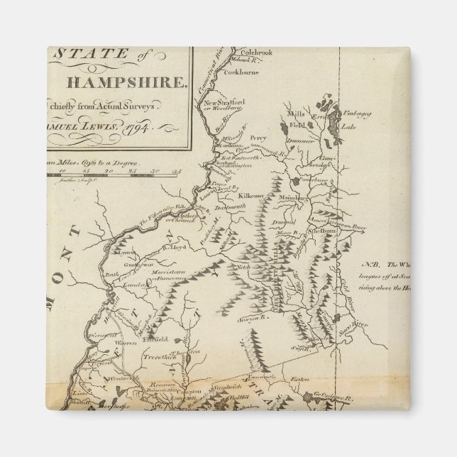 Imã Estado de New Hampshire (Frente)