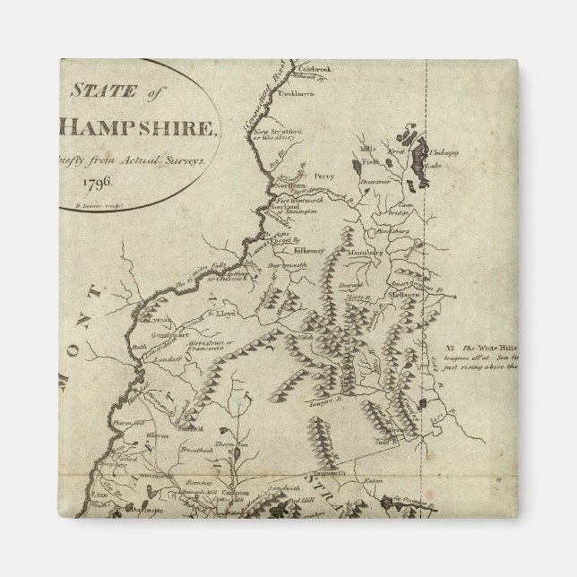 Imã Estado de New Hampshire 4 (Frente)