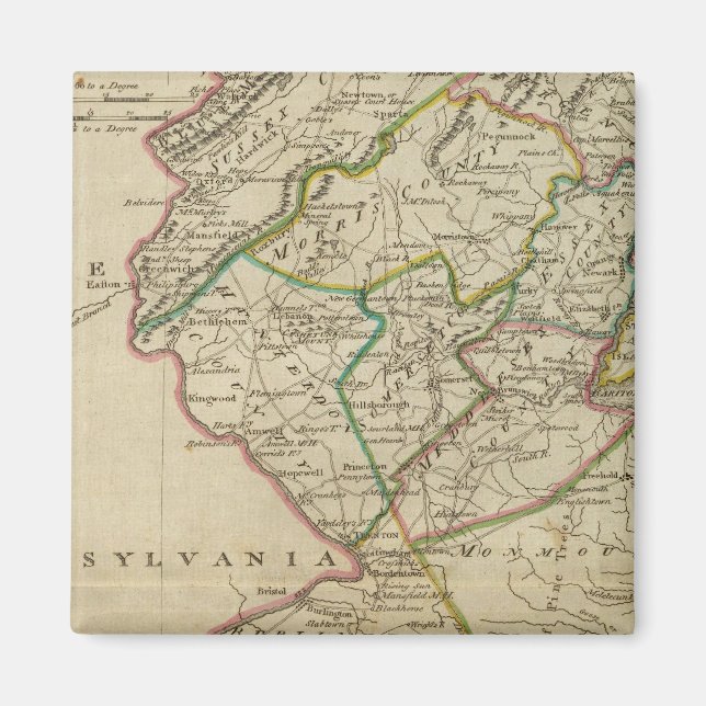 Imã Estado de New Jersey 3 (Frente)