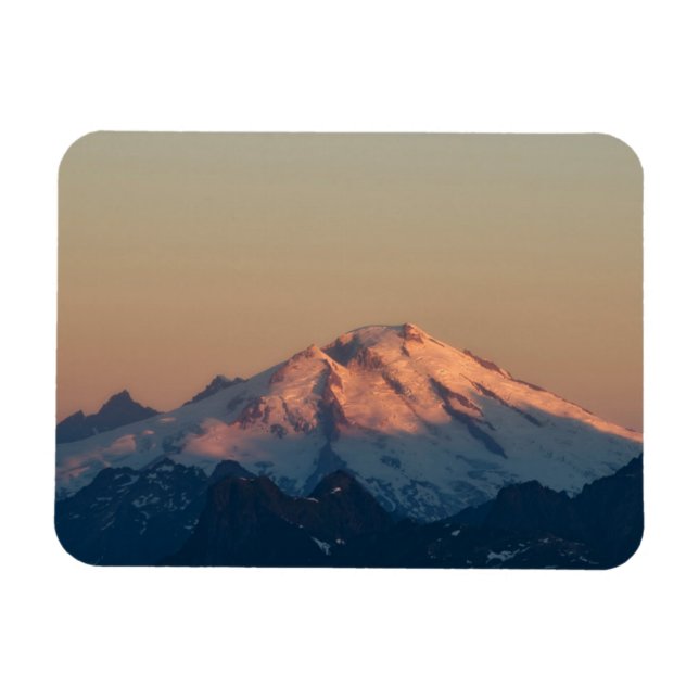 Ímã Estado de Washington, North Cascades. Monte Baker (Horizontal)