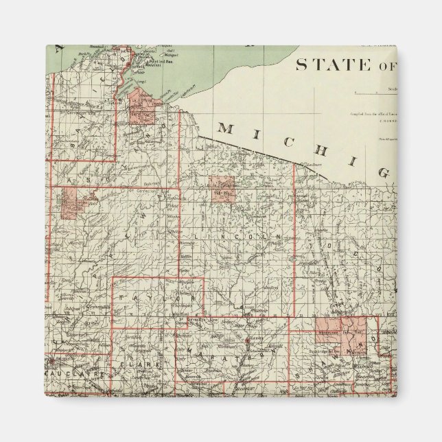 Imã Estado de Wisconsin (Frente)