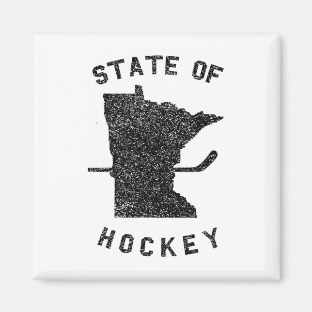 Imã Estado Do Hockey Minnesota (Frente)